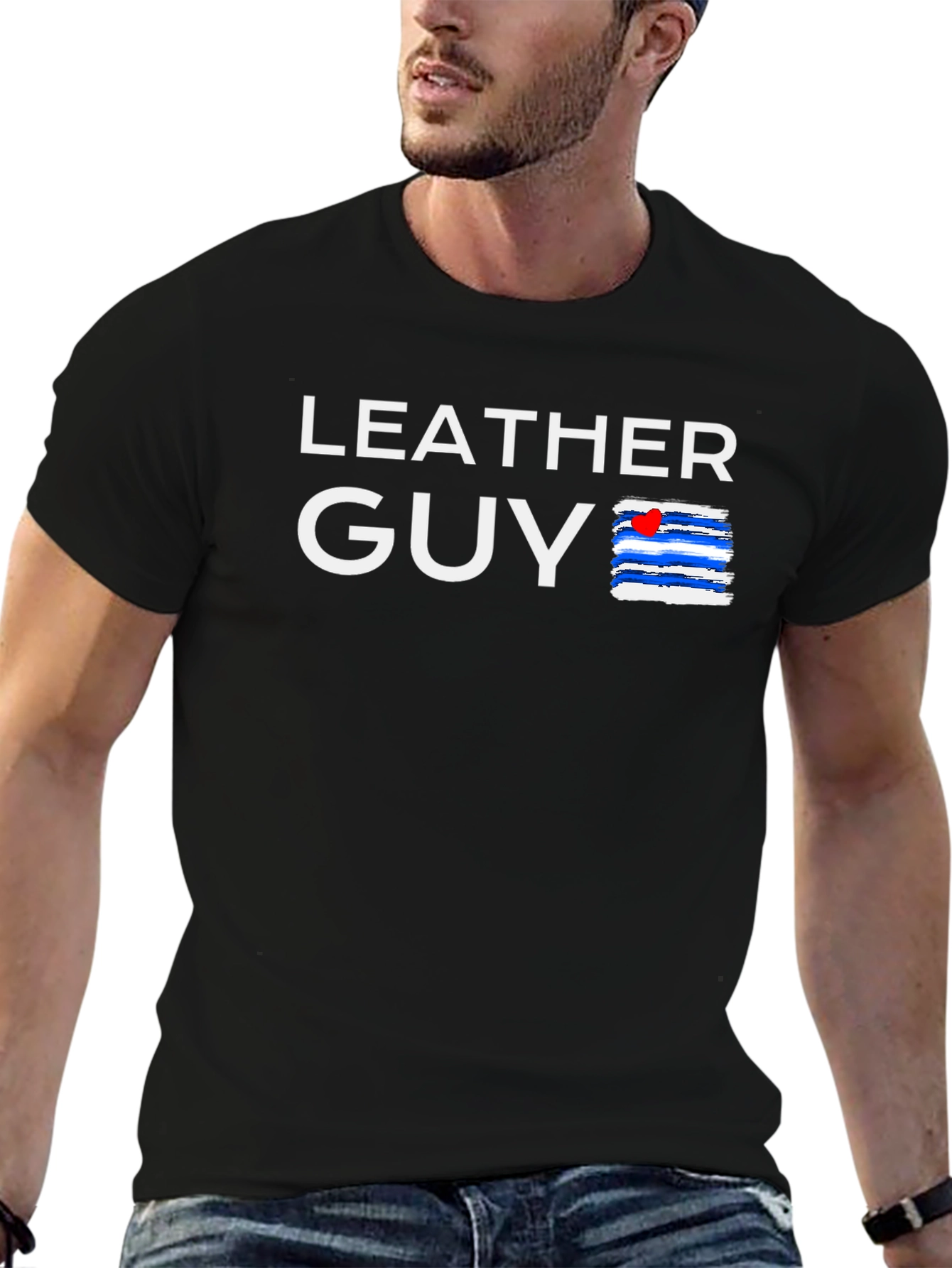 Leather Guy Pride T-Shirt - Black