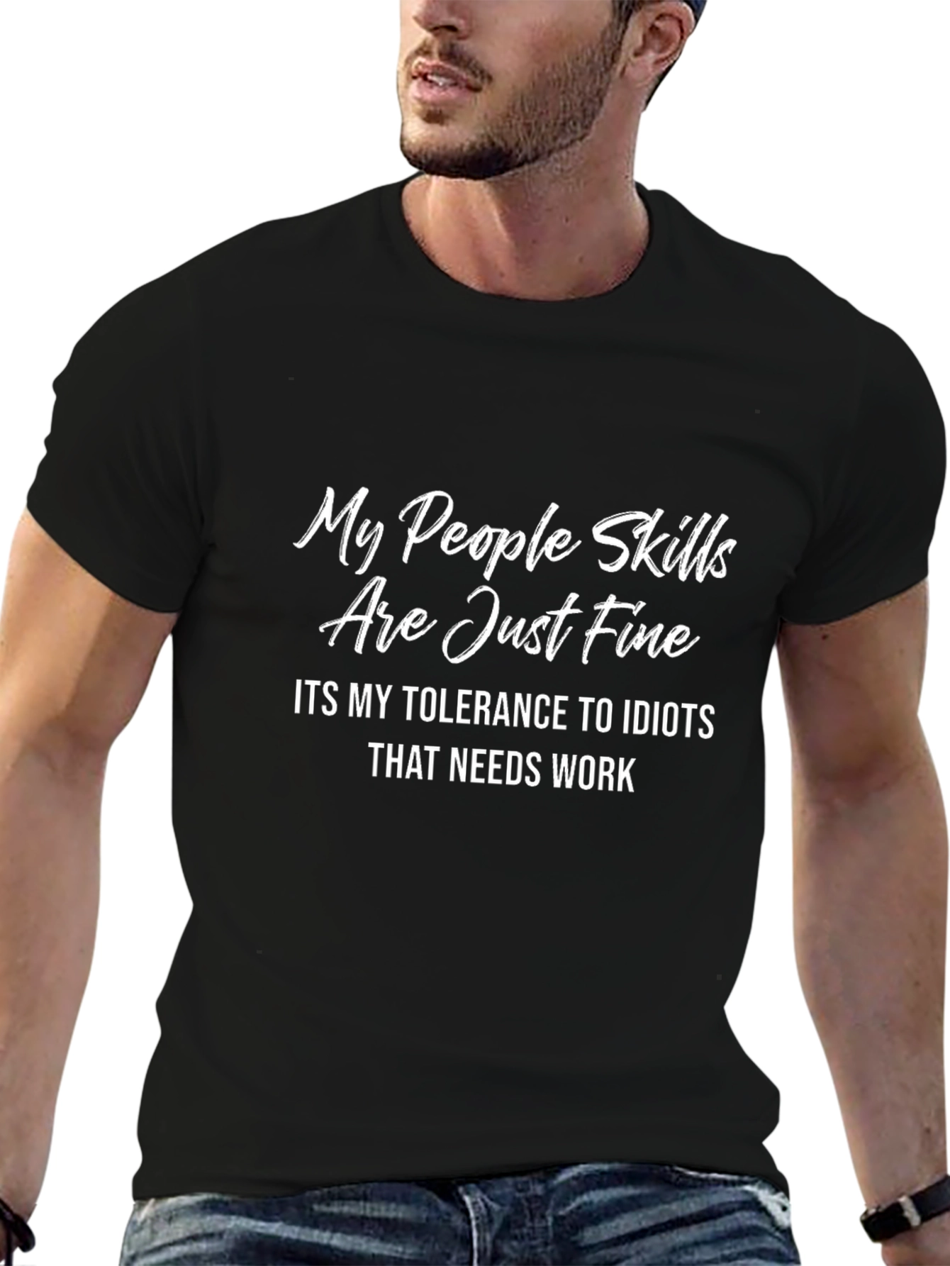 Funny People Skills Tolerance T-Shirt