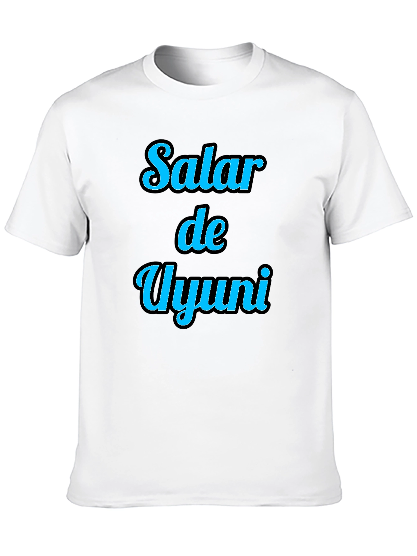 Salar de Uyuni Black Graphic T-Shirt