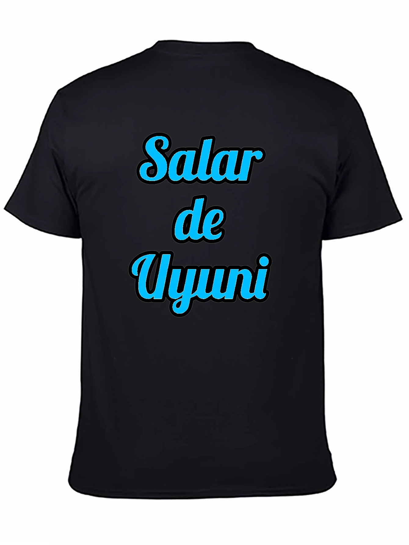Salar de Uyuni Black Graphic T-Shirt