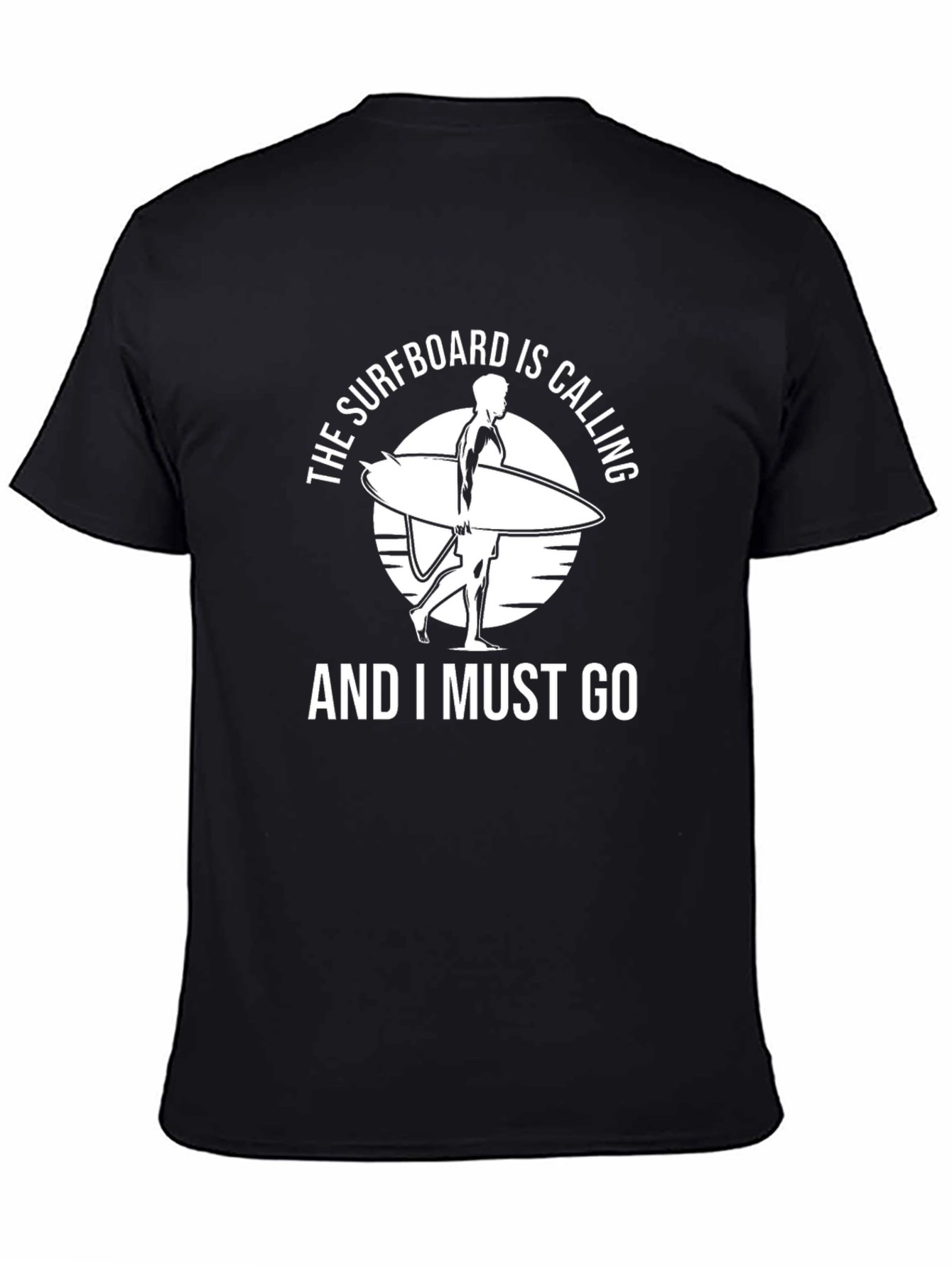 Surfing Graphic T-Shirt - The Surfboard Is Calling