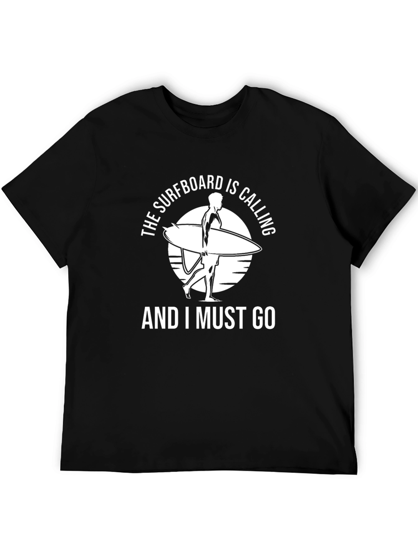 Surfing Graphic T-Shirt - The Surfboard Is Calling