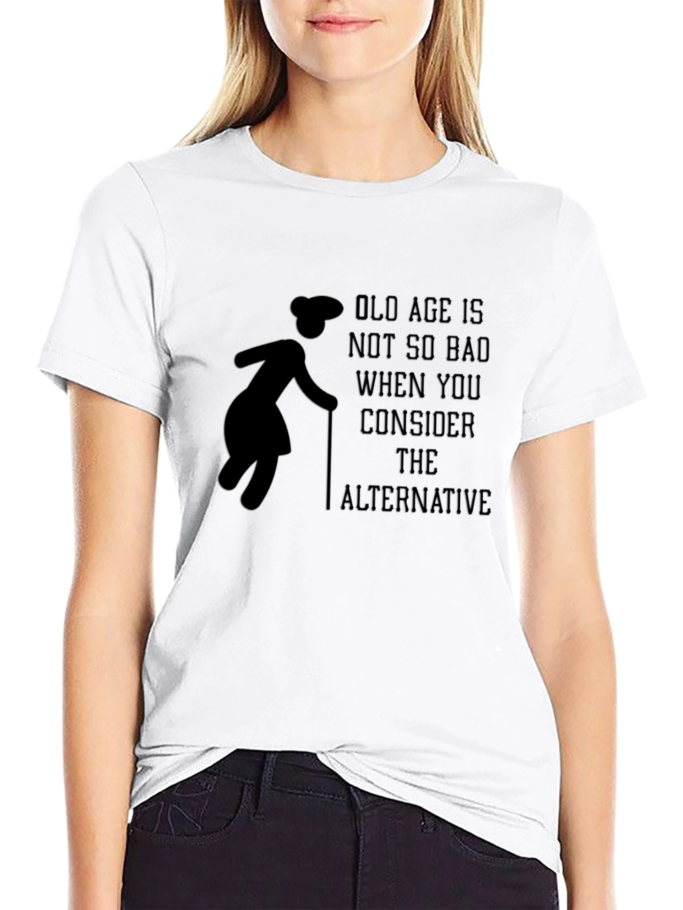 Old Age Humor Graphic T-Shirt