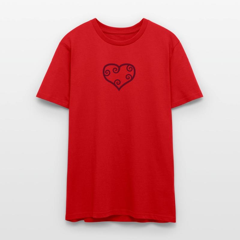 Valentine Red Maori Heart