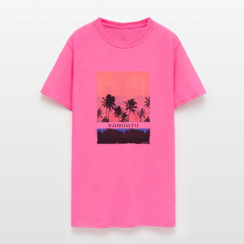 Vanuatu Vacation Souvenir Beach Palm Tree