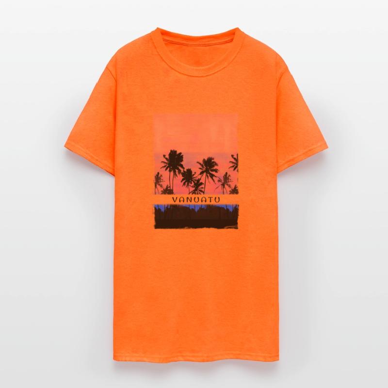 Vanuatu Vacation Souvenir Beach Palm Tree