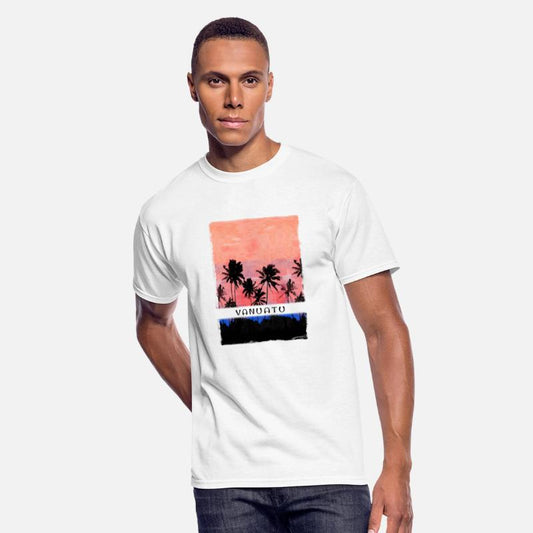 Vanuatu Vacation Souvenir Beach Palm Tree