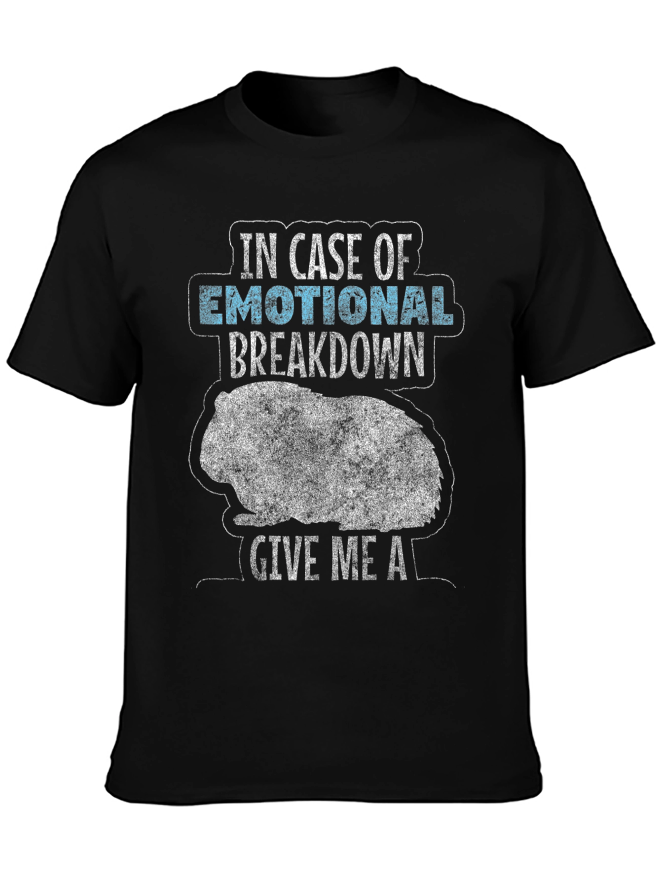 Emotional Breakdown Guinea Pig Graphic Tee