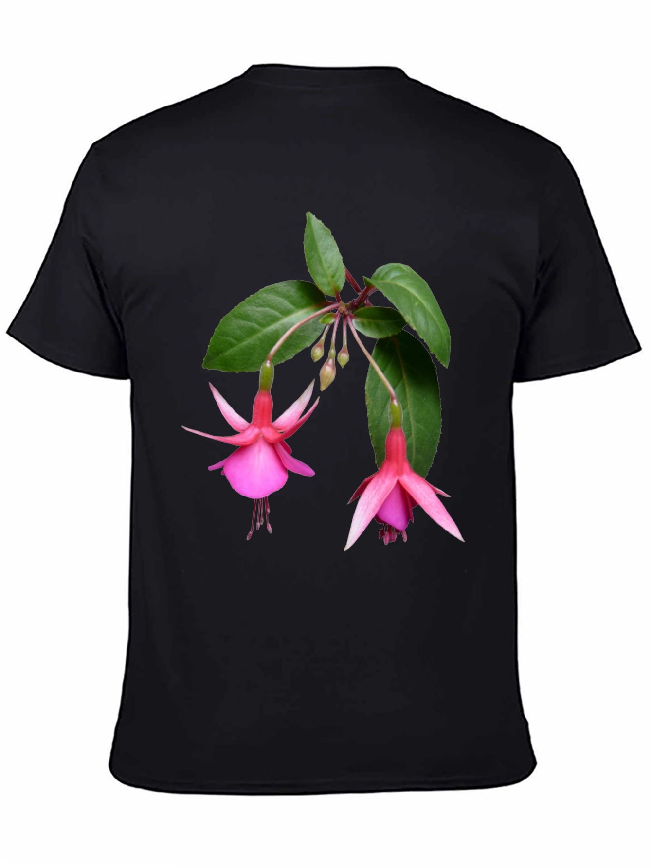 Floral Print Tee - Pink Fuchsia Flower Shirt