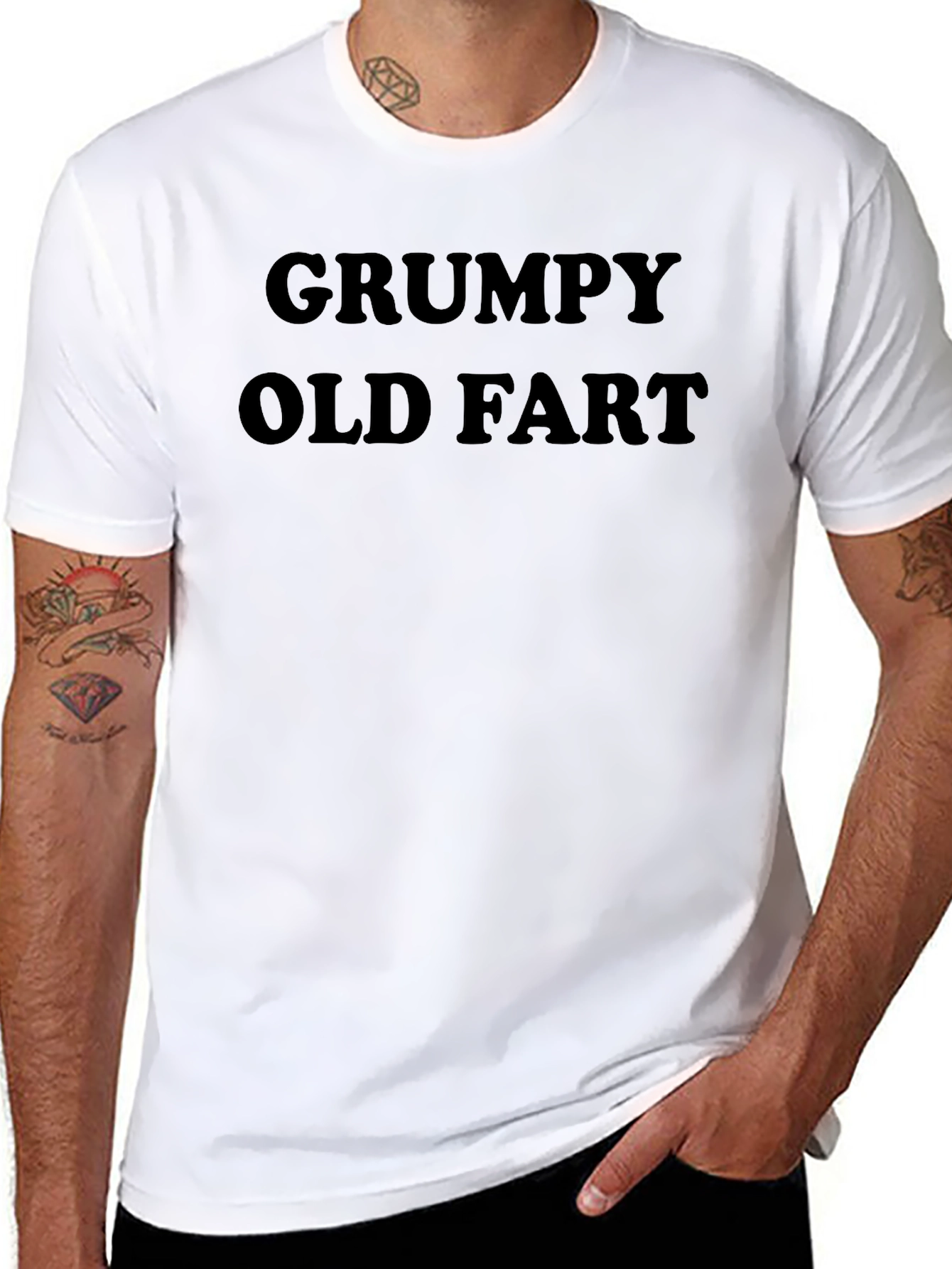 Grumpy Old Fart Graphic Tee - Funny Sarcastic T-Shirt