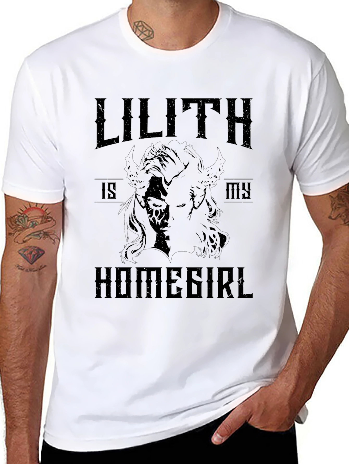Lilith Homegirl Graphic Black T-Shirt