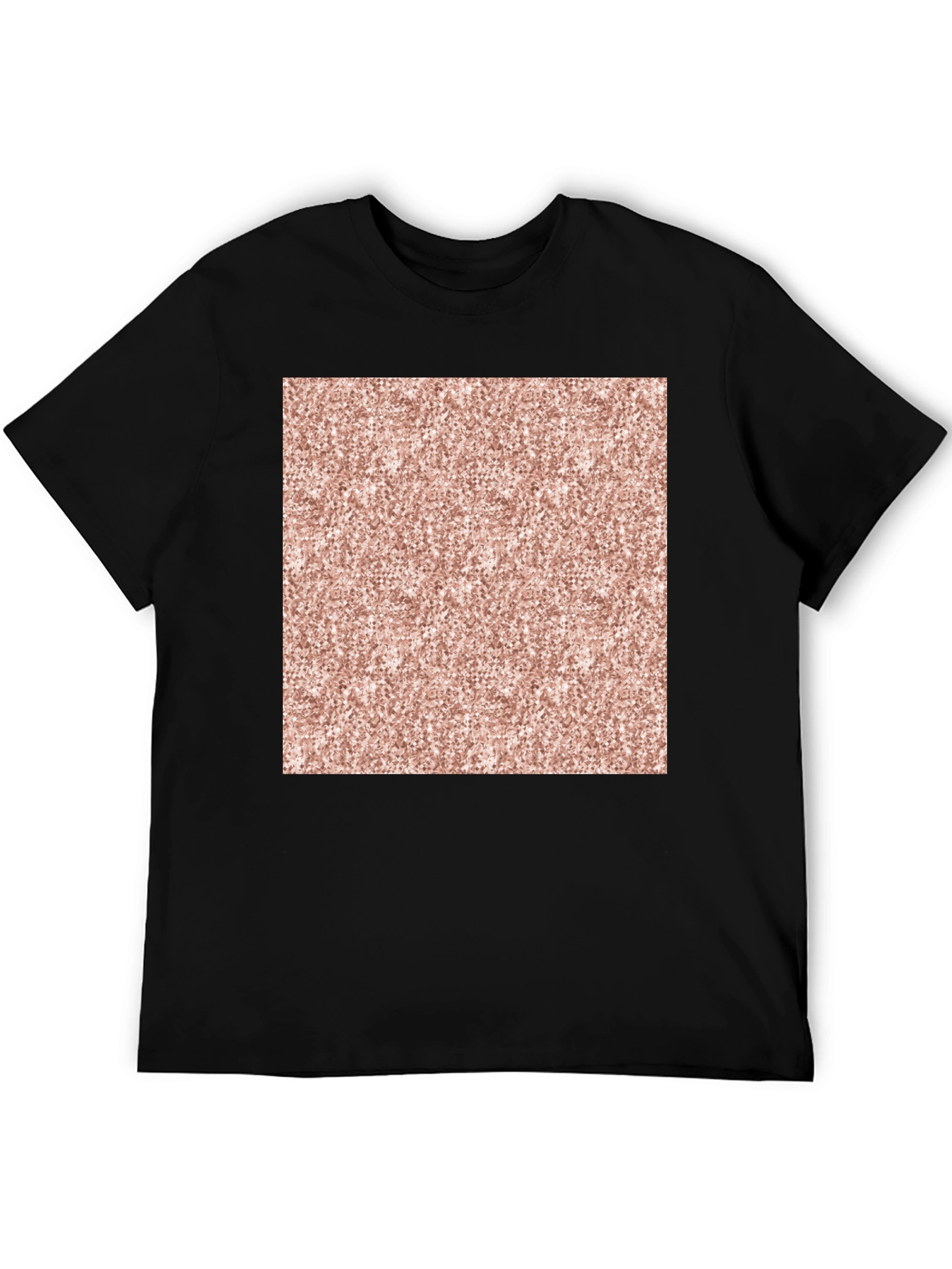 Patterned Graphic Tee - Unique Texture Design