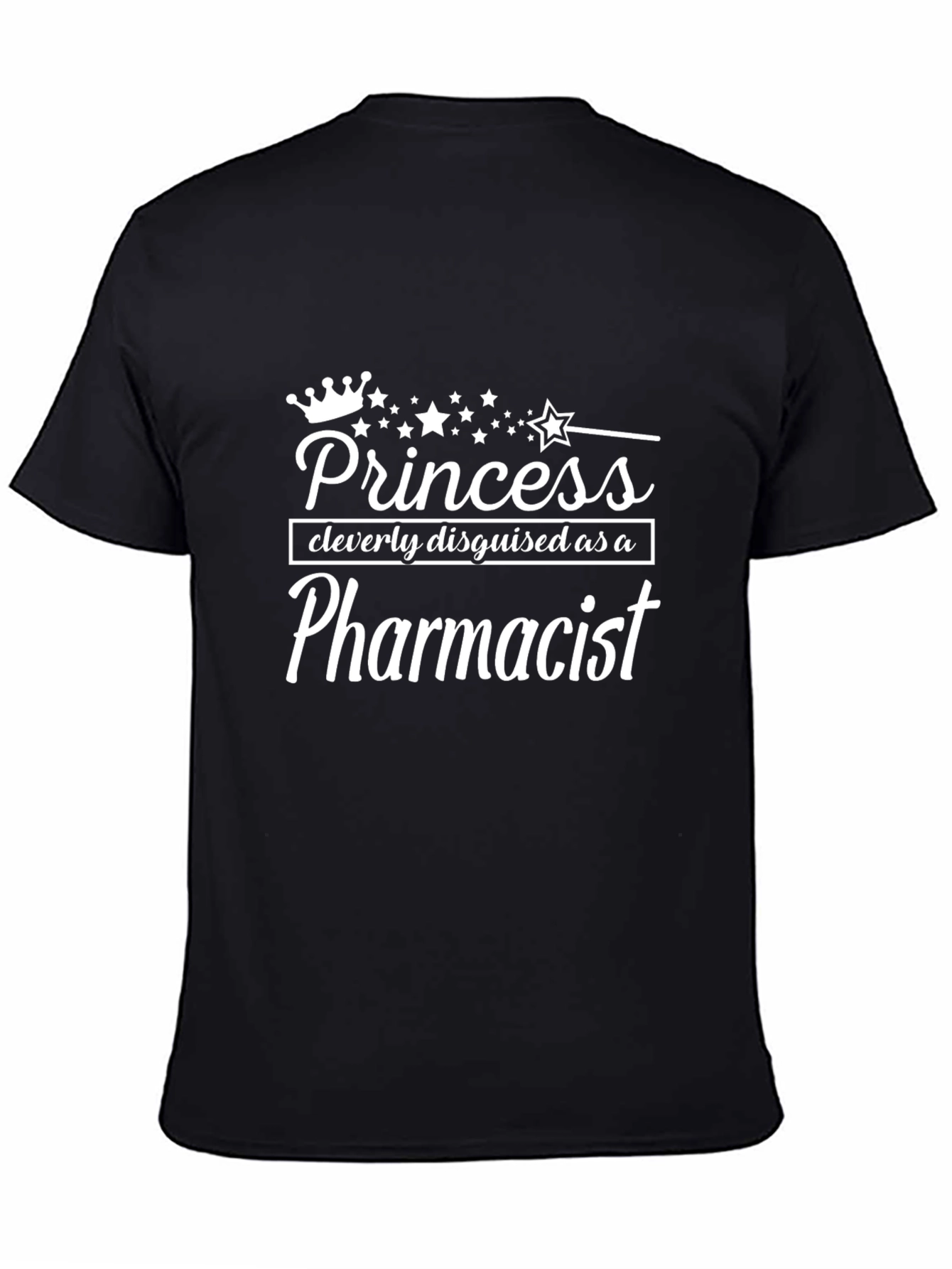 Princess Pharmacist Black T-Shirt