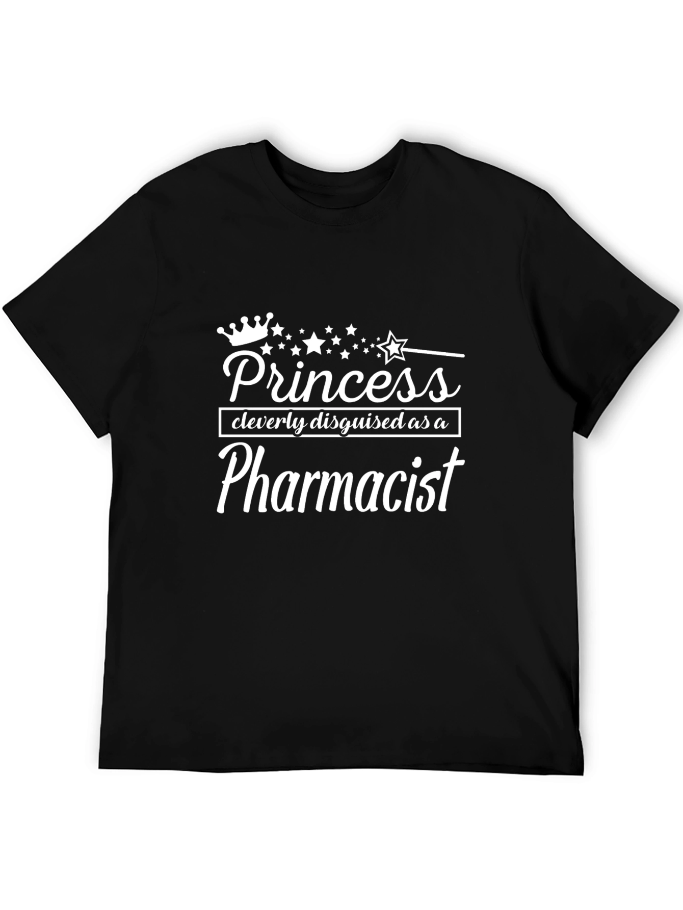 Princess Pharmacist Black T-Shirt