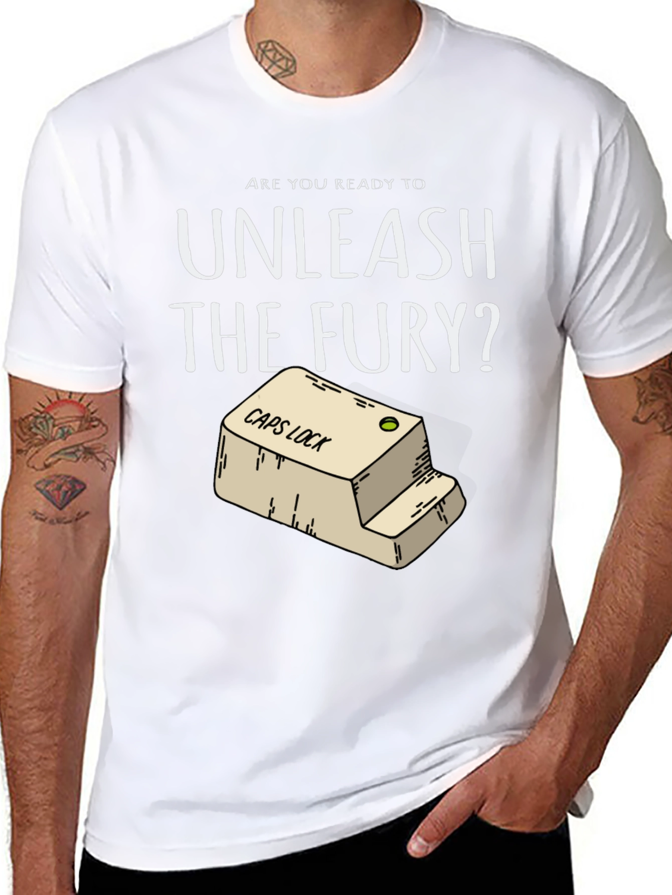 Unleash The Fury CAPS LOCK T-Shirt