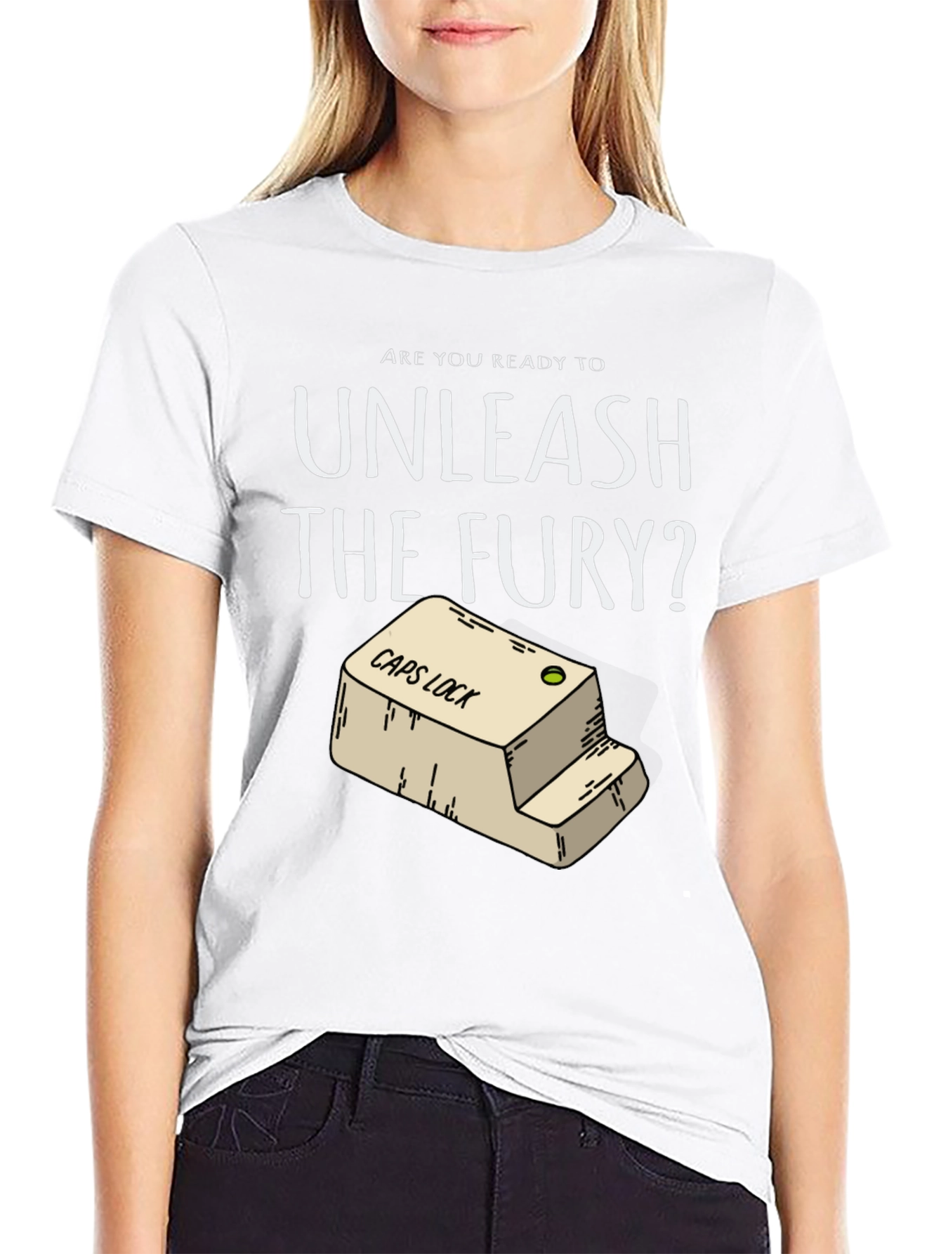 Unleash The Fury CAPS LOCK T-Shirt