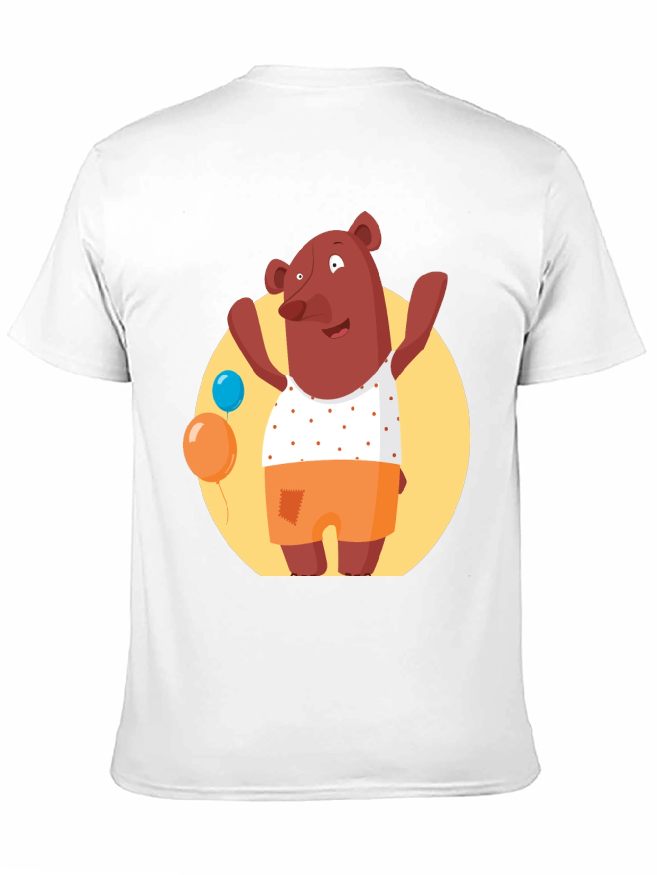 Cartoon Bear Graphic T-Shirt
