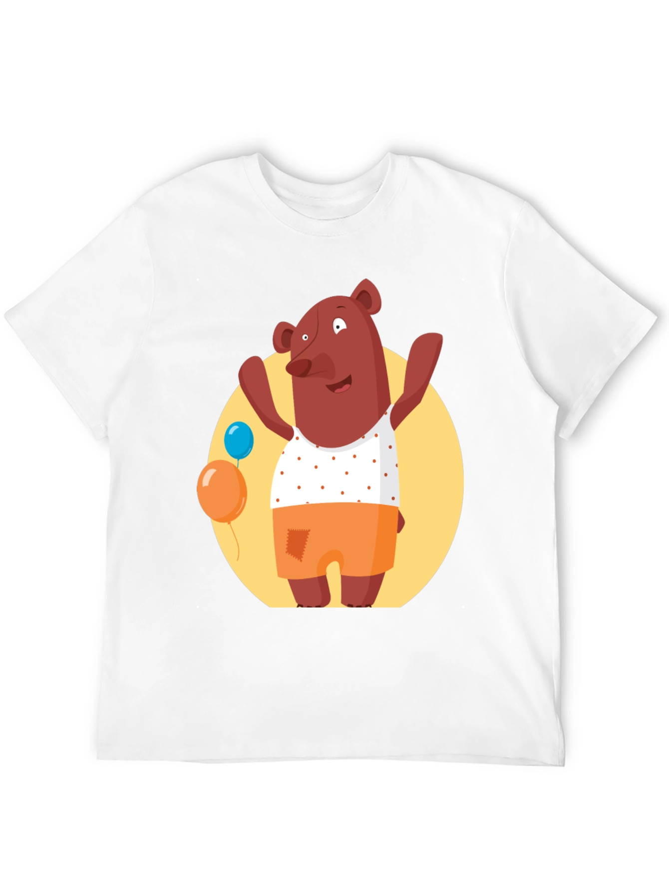 Cartoon Bear Graphic T-Shirt