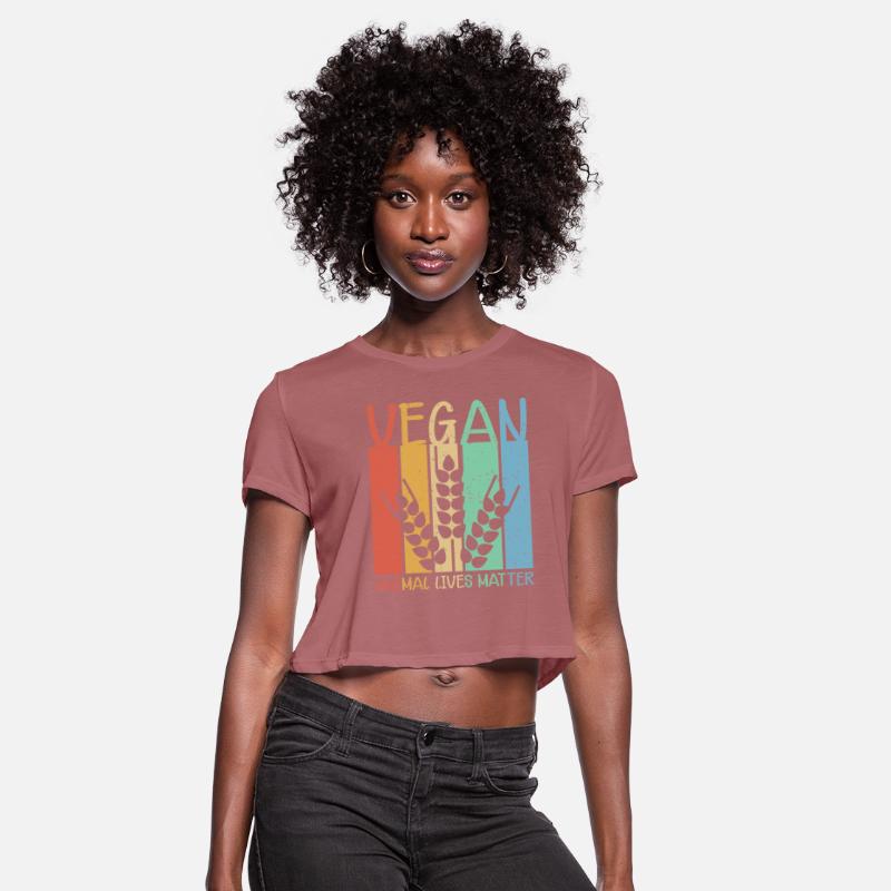 Vegan Animal Lives Matter Retro Design