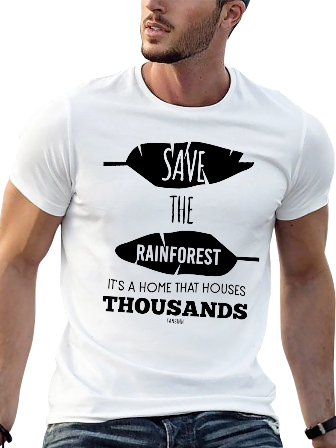 Save the Rainforest Graphic T-Shirt