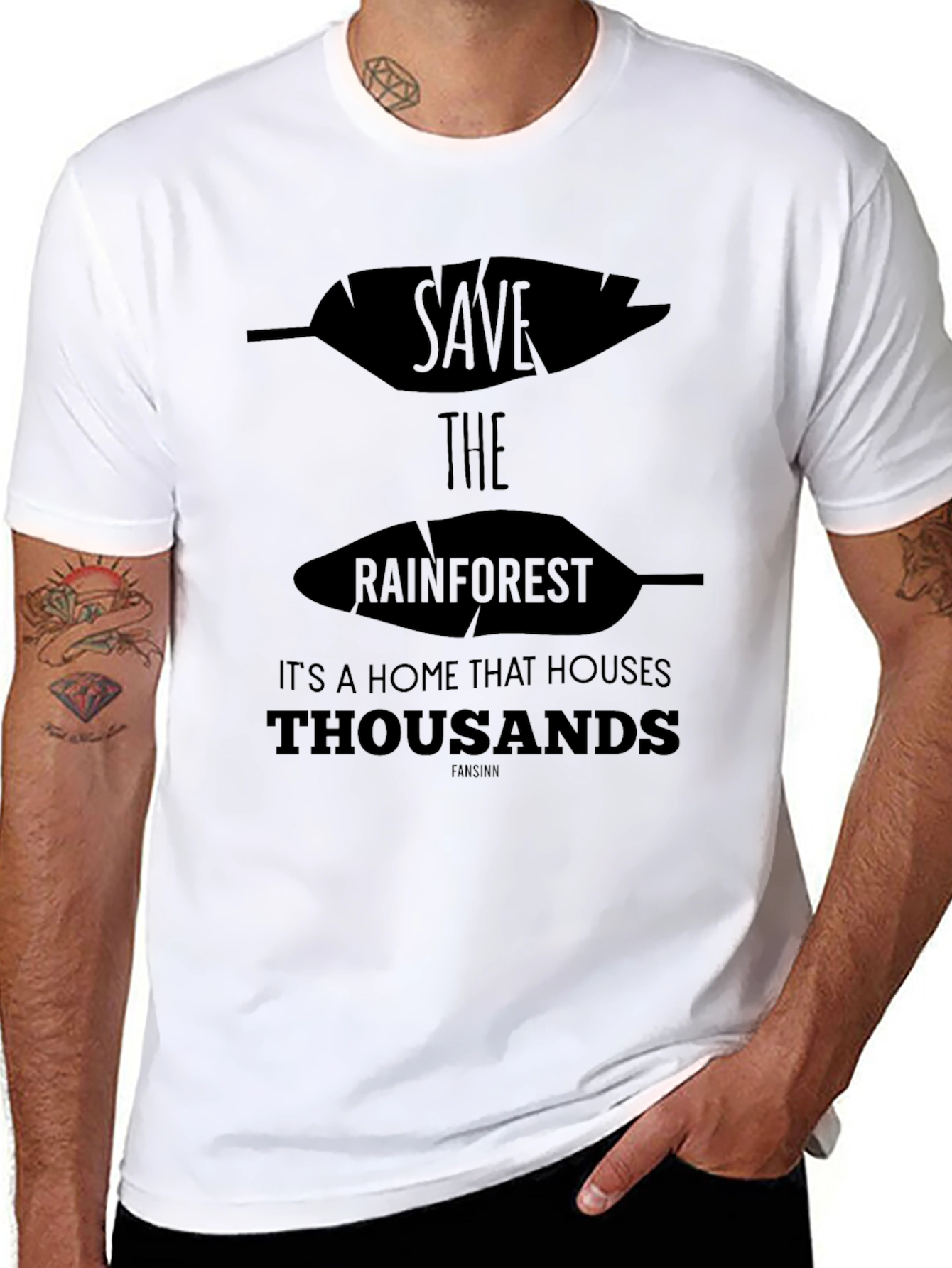 Save the Rainforest Graphic T-Shirt