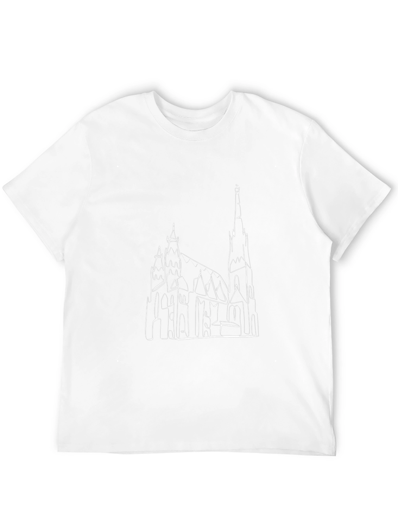 Architectural Sketch Black T-Shirt