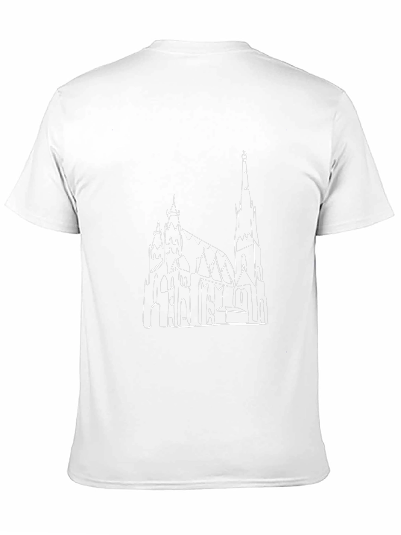 Architectural Sketch Black T-Shirt