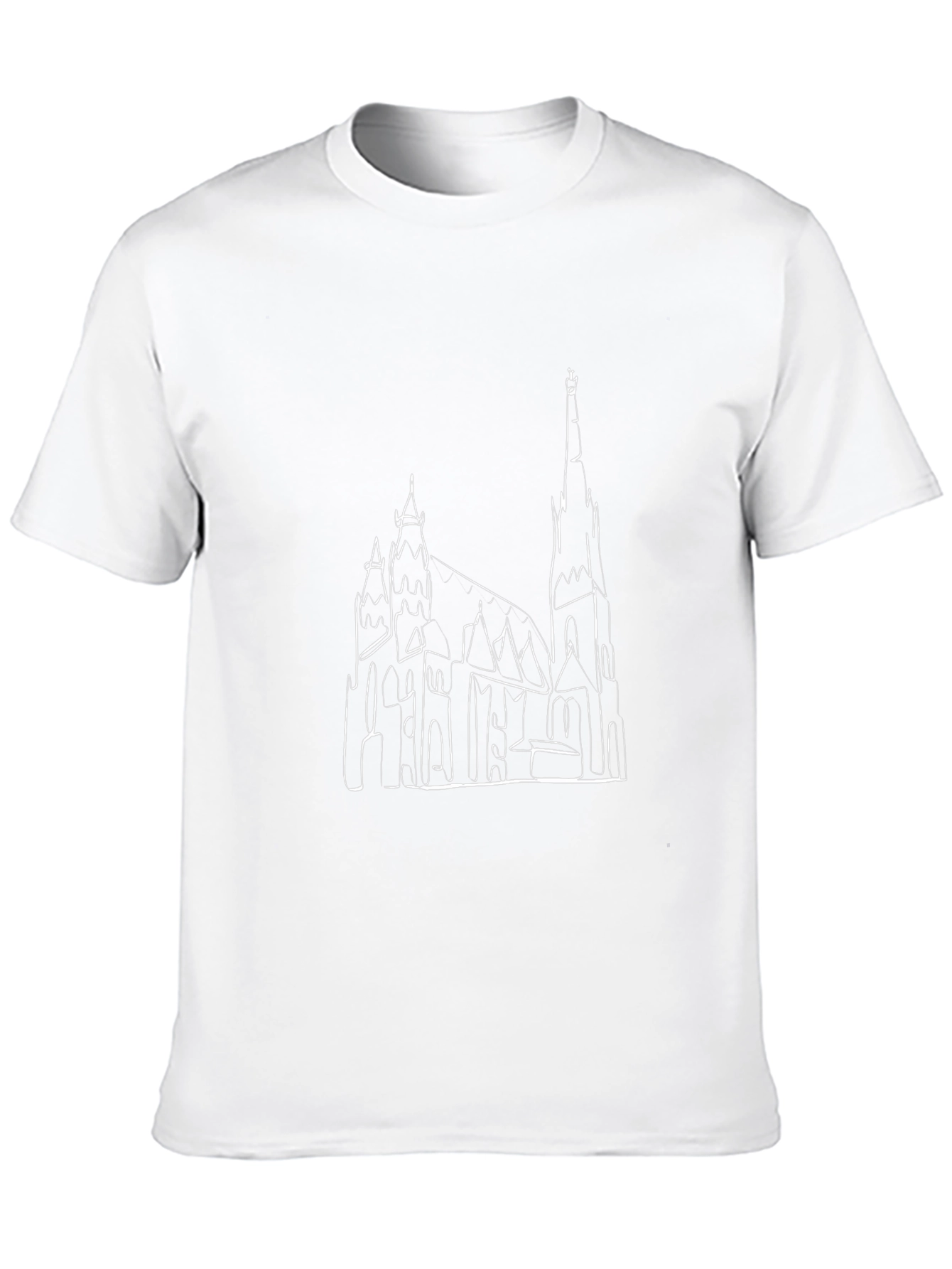 Architectural Sketch Black T-Shirt