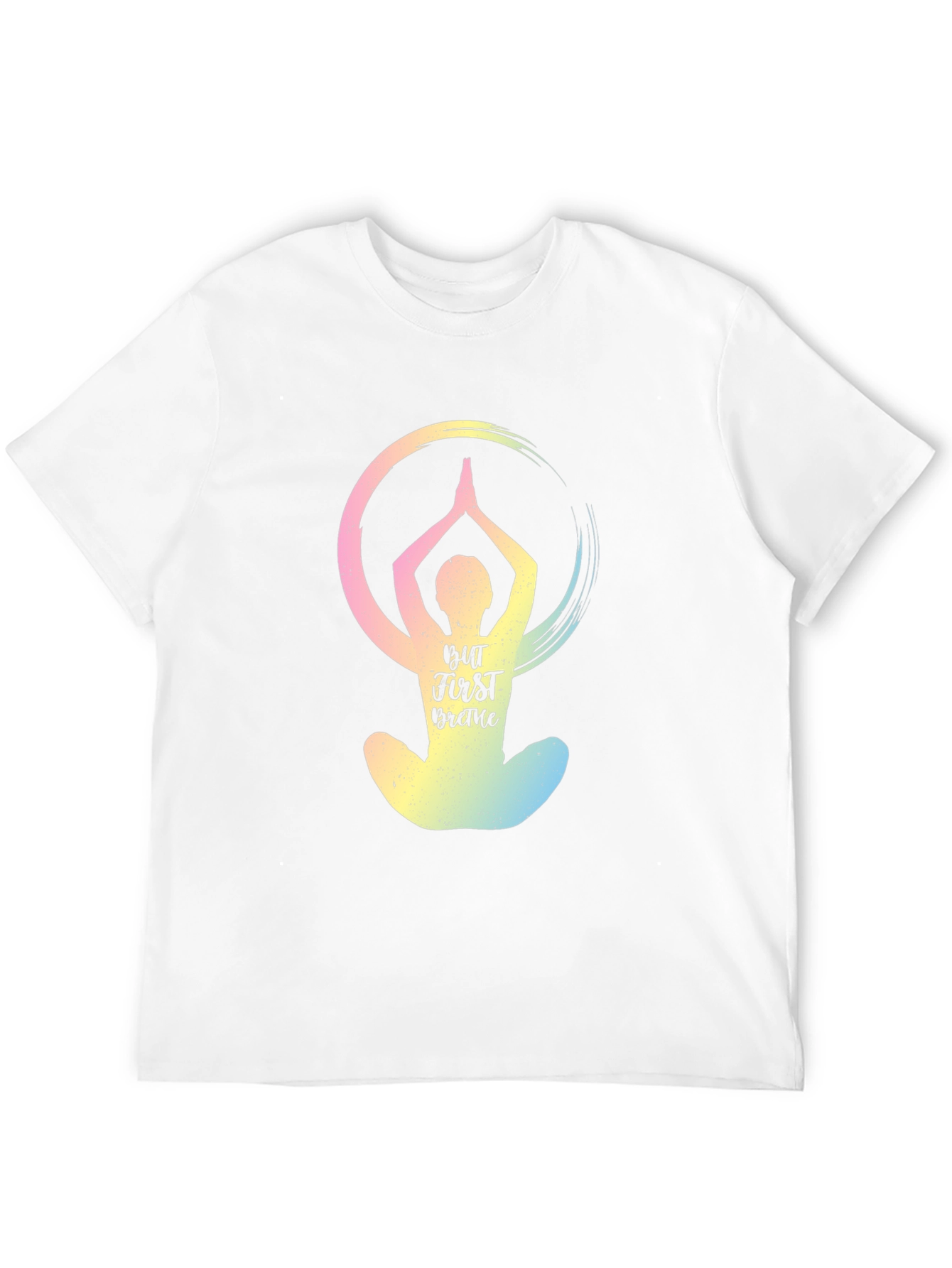 Yoga T-Shirt - But First Breathe Tee