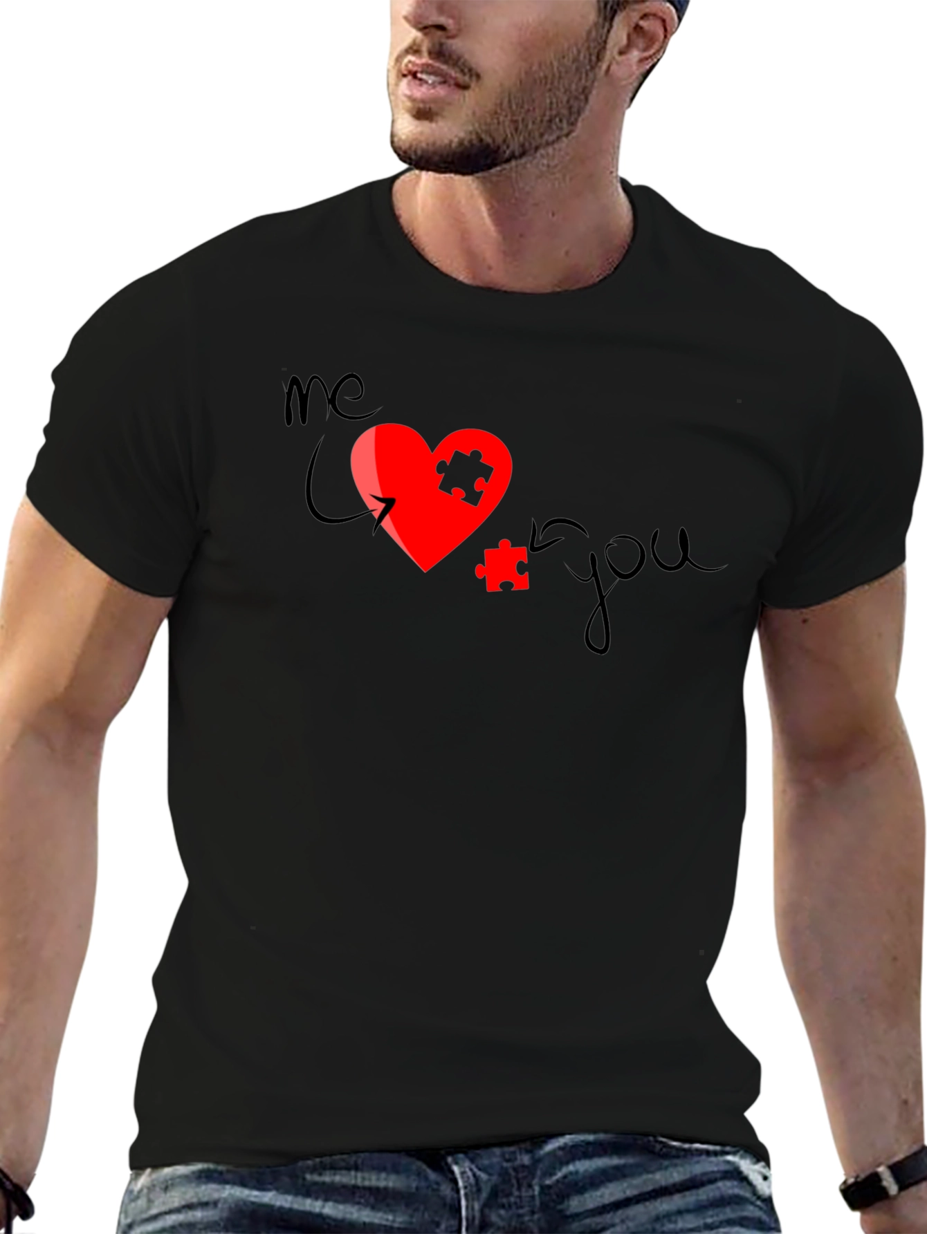Me + You Love Puzzle Piece Matching T-Shirt