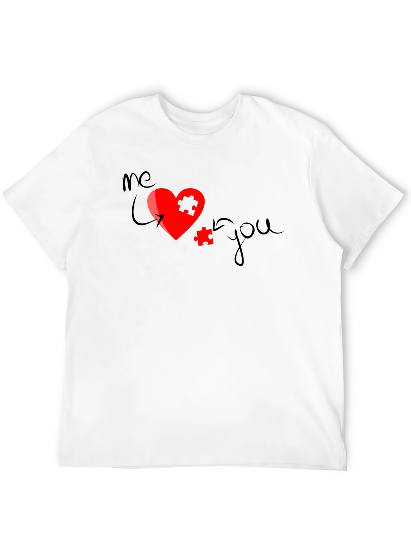 Me + You Love Puzzle Piece Matching T-Shirt