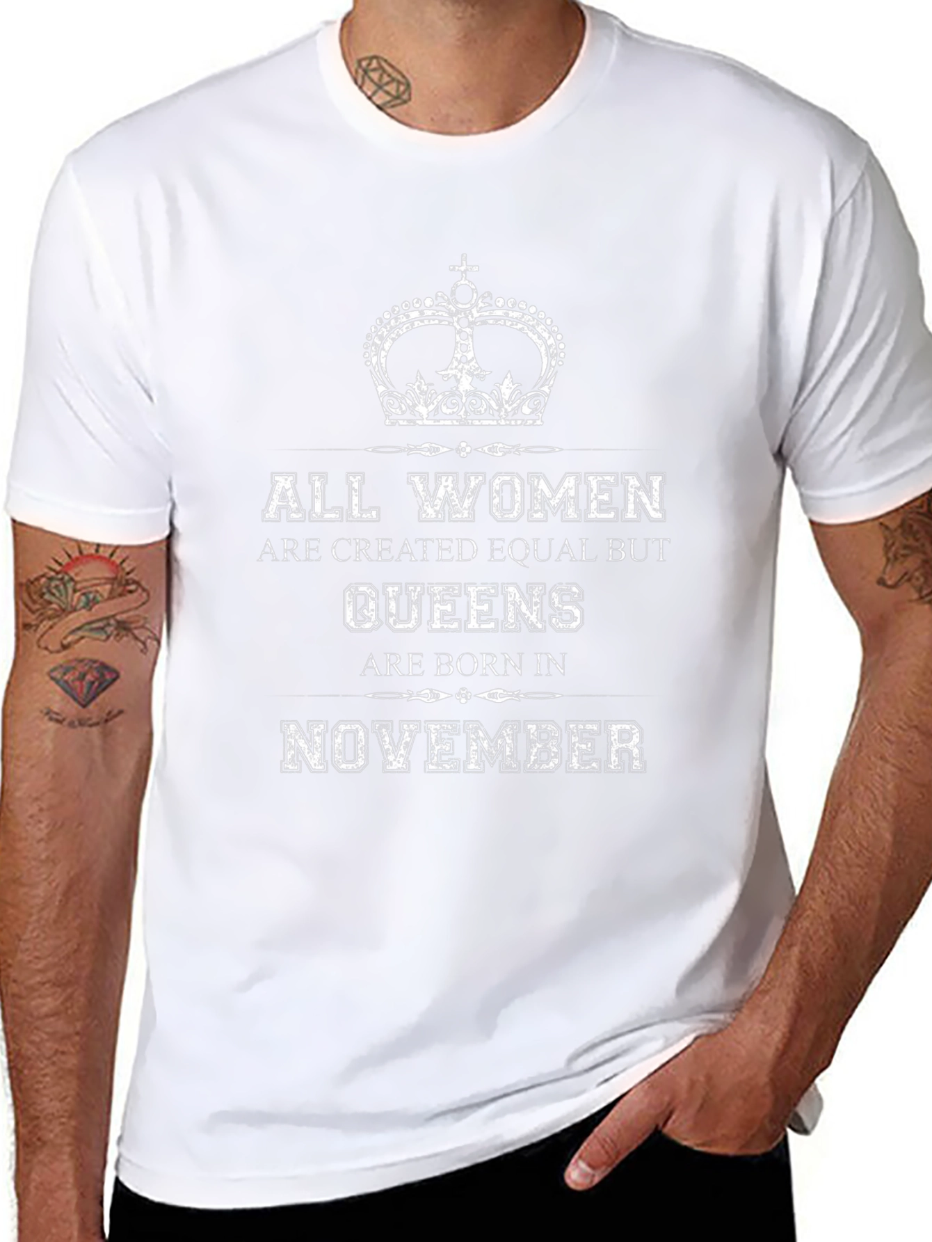 All Women Queens Born in November T-Shirt