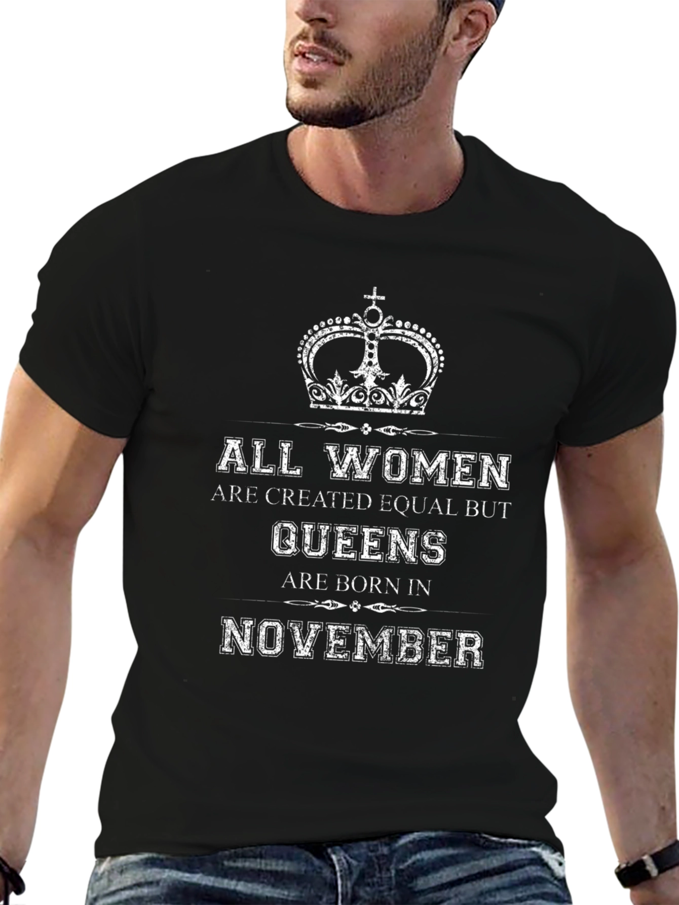 All Women Queens Born in November T-Shirt