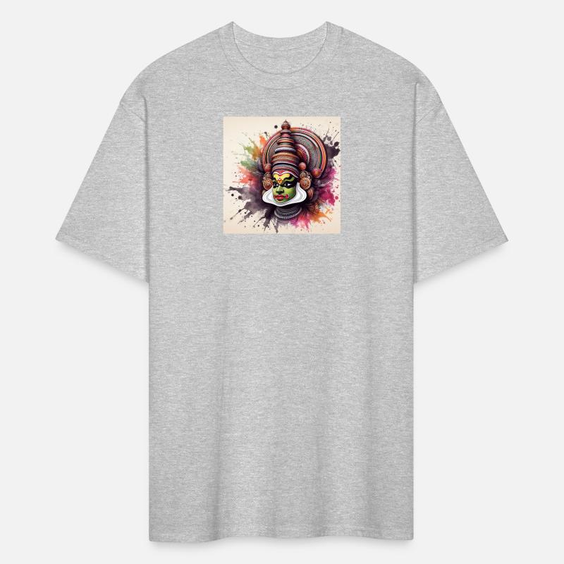 Vibrant Traditional Mask Illustration