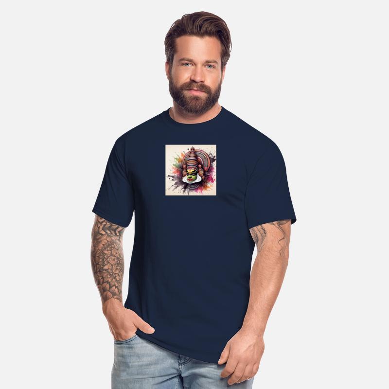 Vibrant Traditional Mask Illustration