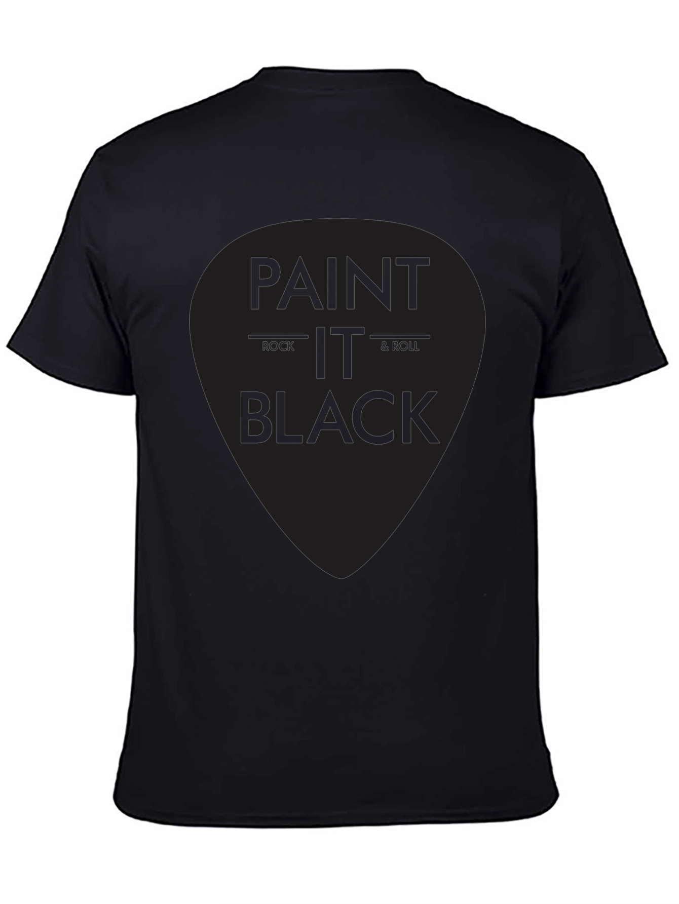 Paint It Black Rock & Roll Graphic T-Shirt