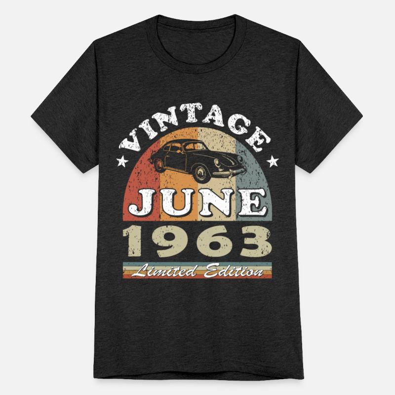 Vintage car June 1963 birthday gift men