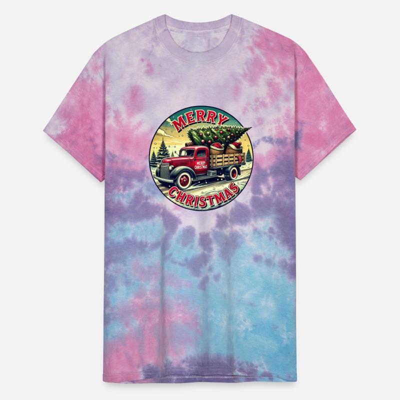 Vintage Christmas Truck - Christmas Gifts Artwork