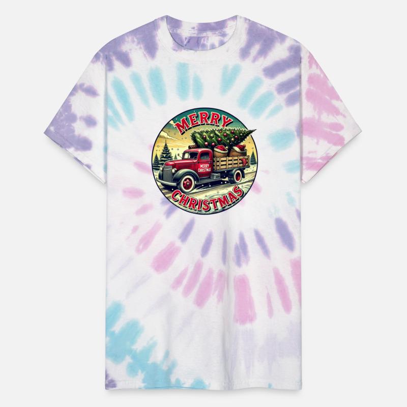 Vintage Christmas Truck - Christmas Gifts Artwork