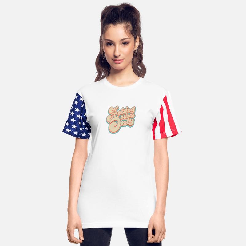 Vintage Classic Hotdog Vibes Only Patriotic 4th of