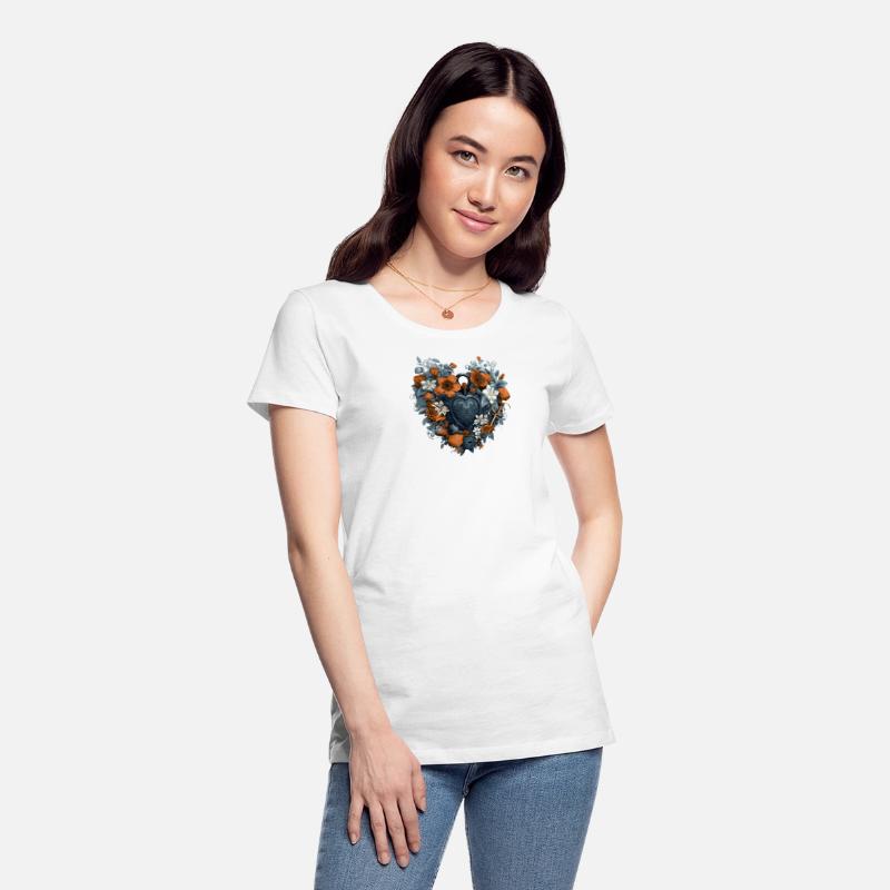 Vintage Heart Lock Floral Embellishment