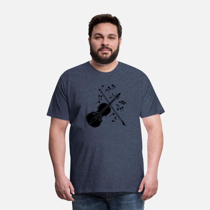 Violin with notes logo for the violin lover and vi