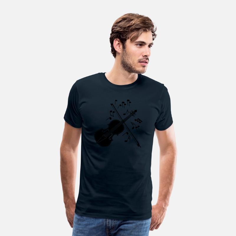 Violin with notes logo for the violin lover and vi