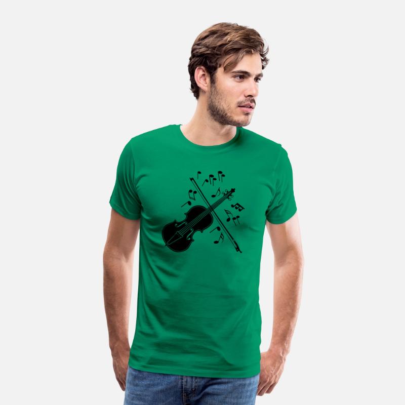 Violin with notes logo for the violin lover and vi