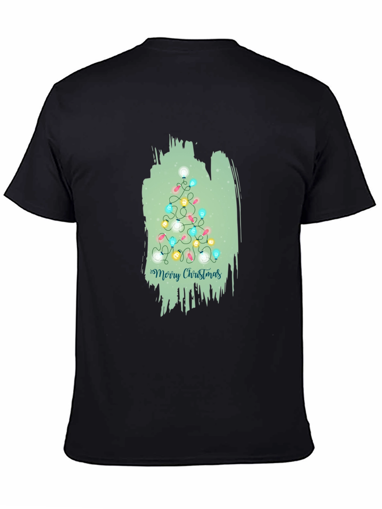Christmas Tree Lights Graphic T-Shirt