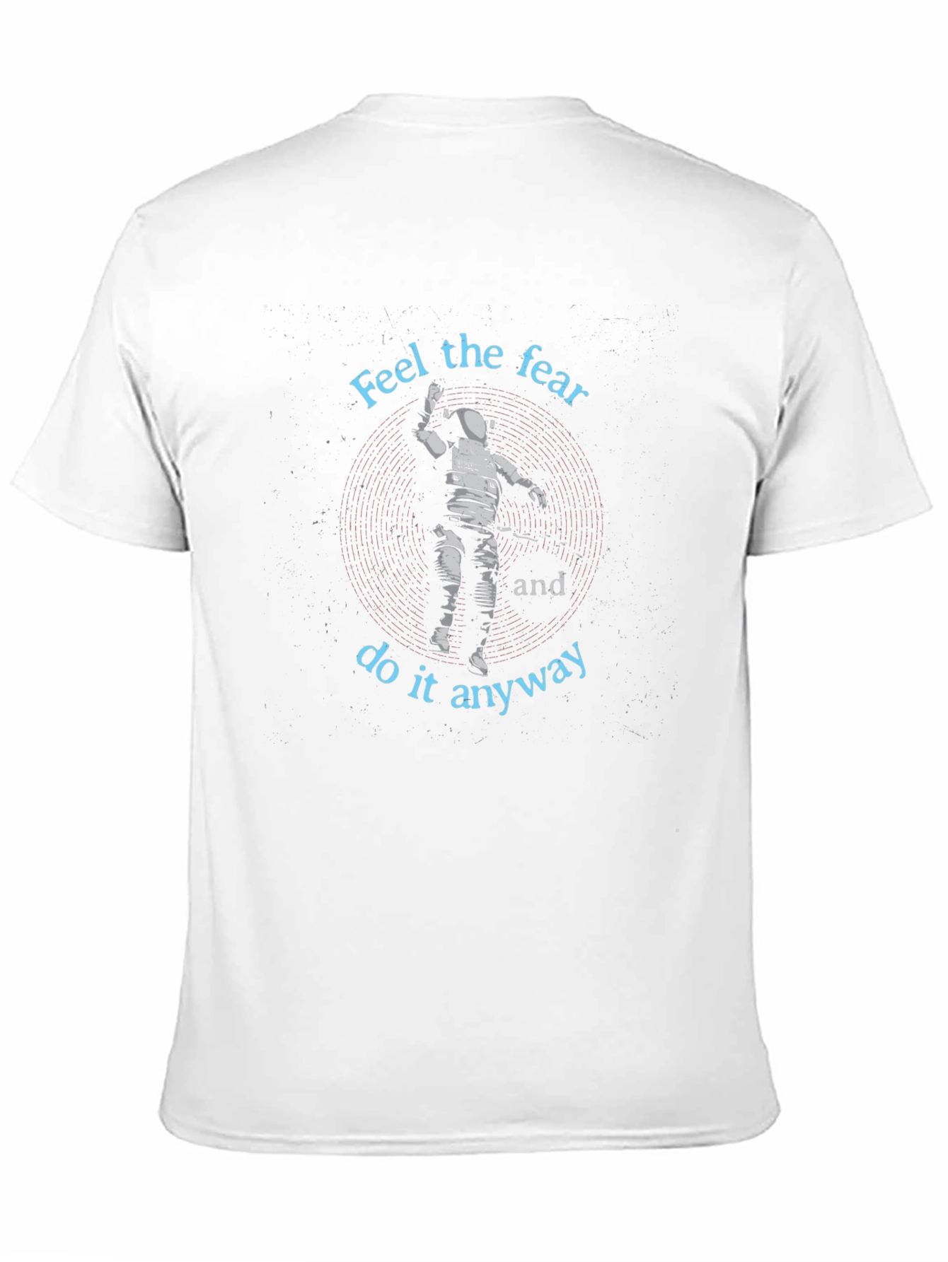 Feel the Fear Astronaut Graphic Tee - Black
