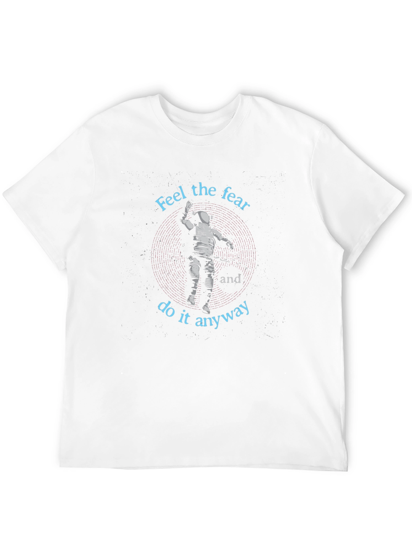 Feel the Fear Astronaut Graphic Tee - Black