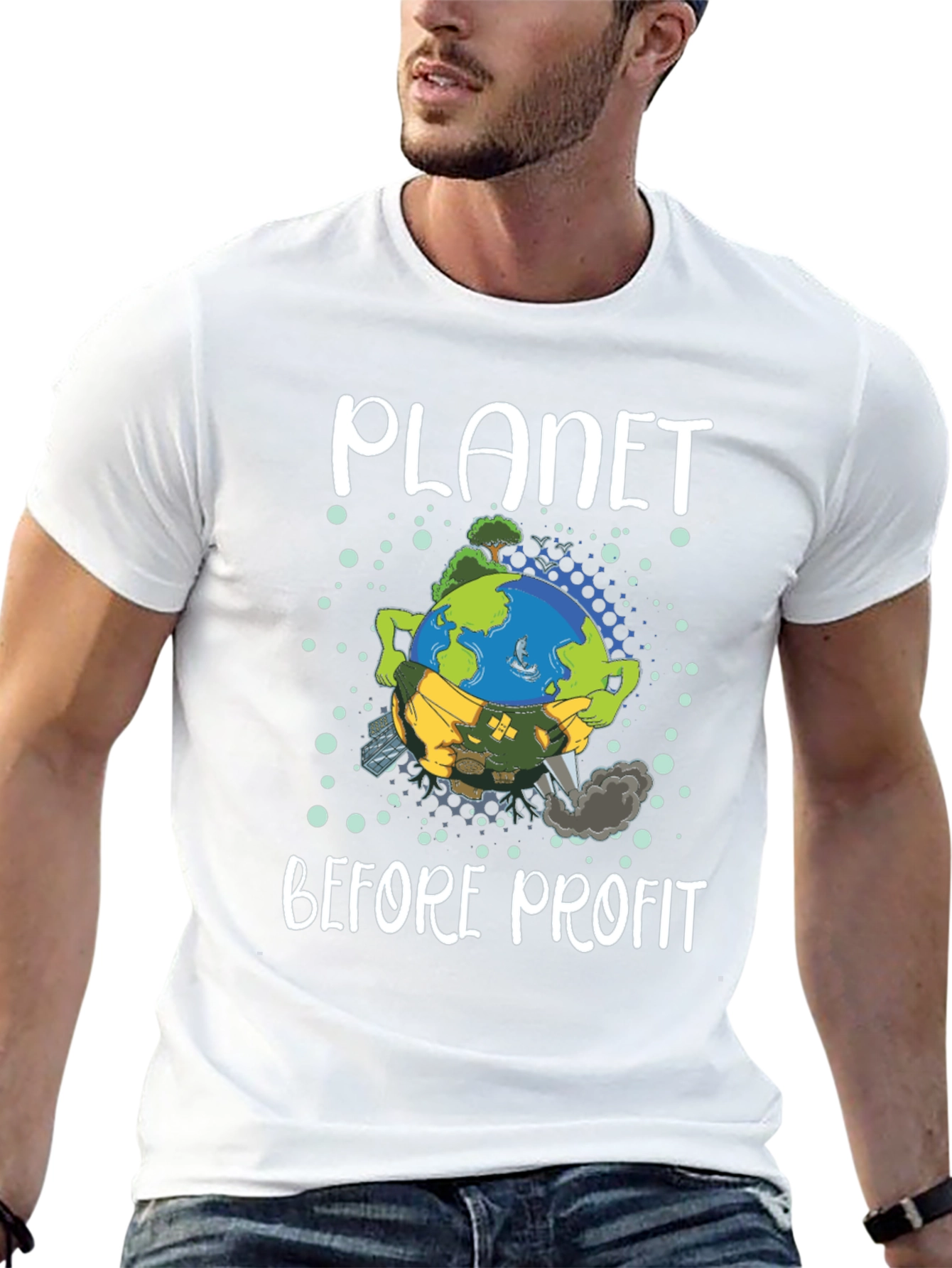 Planet Before Profit Graphic T-Shirt