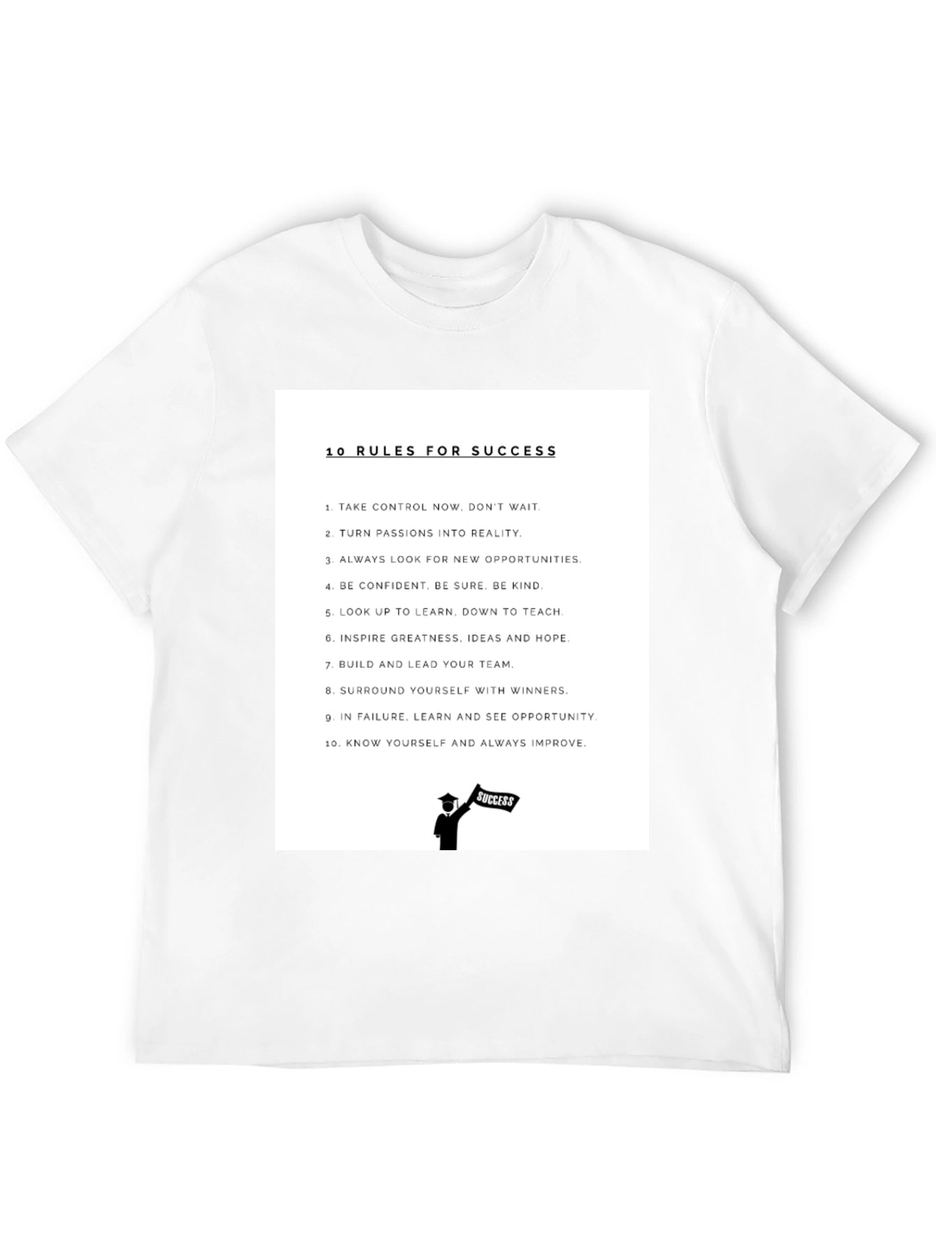 10 Rules for Success Graphic T-Shirt
