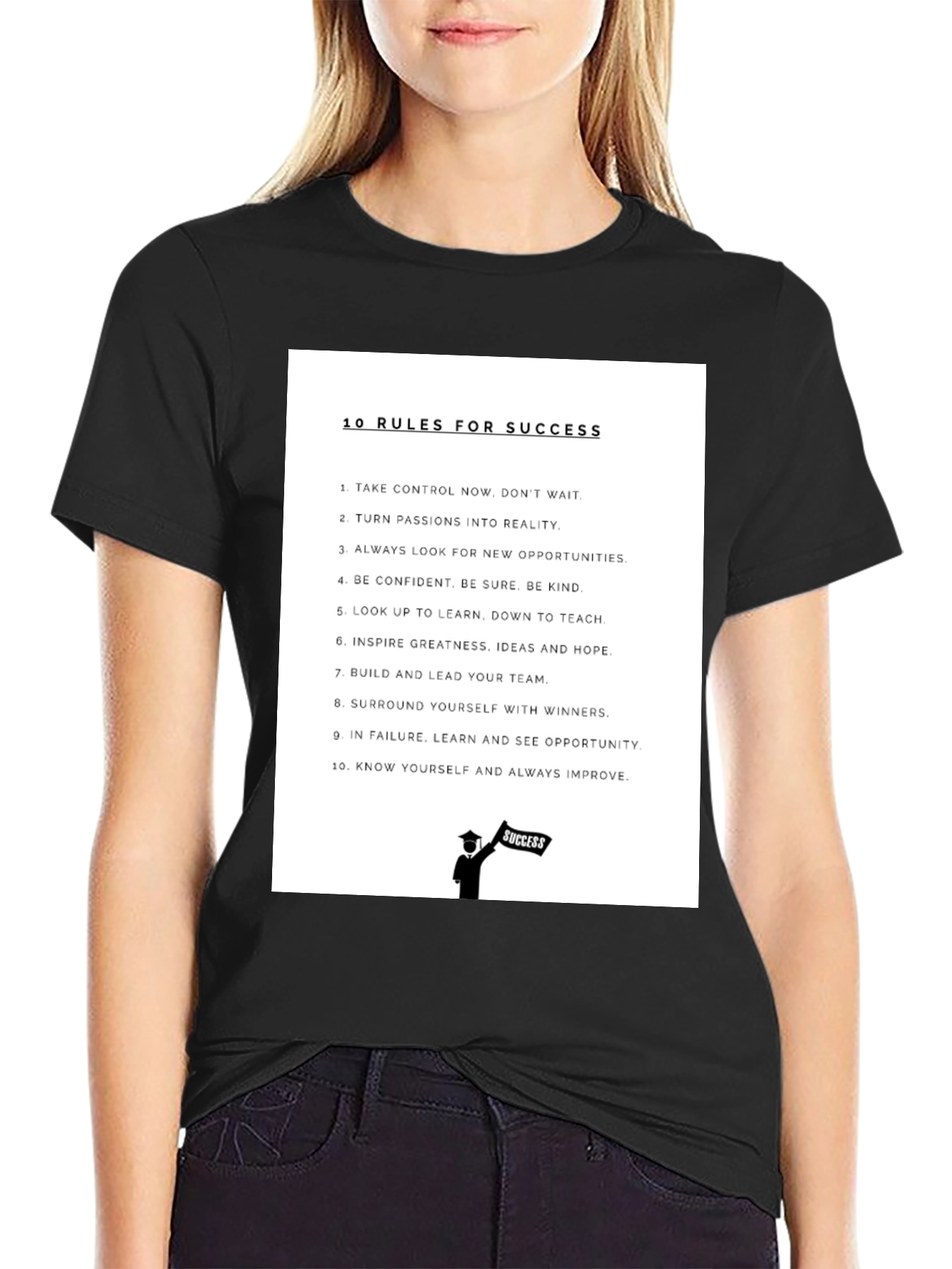 10 Rules for Success Graphic T-Shirt